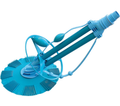 Siqua limpiafondos de piscina de martillo compacto. limpia piscinas fondos y paredes. incluye accesorios. manguera de 10m.