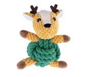 Juguete para perro TIAKI reno con cuerda - 18 x 13 x 8 cm (L x An x Al))