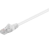Goobay 68500 cable de red Blanco 0,5 m Cat5e U/UTP (UTP)