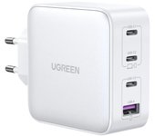 Ugreen 15337 cargador de dispositivo móvil Universal Blanco Corriente alterna Carga rápida Interior