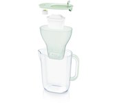 BRITA Jarra de filtro de agua Style Eco glaciar azul (2,4 l), incluye 1 cartucho MAXTRA PRO All-in-1 sostenible/reduce la cal, el cloro y las impurezas