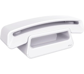 ALCATEL Epure Iconic - Teléfono Inalámbrico DECT - Diseño Vintage - Gran Pantalla Gráfica Altamente Legible - Manos Libres - Bloqueo de Llamadas - Blanco