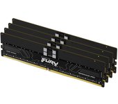 Kingston FURY Renegade Pro XMP 64GB 6000MT/s DDR5 ECC Reg CL32 DIMM Memoria DIMM ECC registrado sobreacelerable Kit de 4 - KF560R32RBK4-64