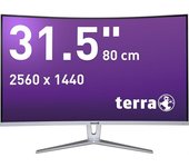Wortmann AG 3030219 pantalla para PC 81,3 cm (32") 2560 x 1440 Pixeles Dual WQHD LED Plata, Blanco