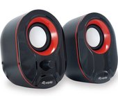 ALTAVOCES EQUIP LIFE 6W USB JACK BLACK/RED