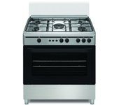 Cocina Gas - Vitrokitchen CB9060IB, 90 cm, 5 fuegos, Acero Inoxidable