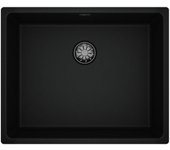 Fregadero Bajo Encimera - TEKA TopLine RS15 50.40, Negro, 1 Cubeta