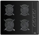Placa Gas - Teka GBC 64002 KLB, Cuatro Fuegos, 60 cm, Butano, Negro
