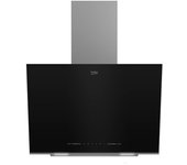 Campana Decorativa - Beko BHCA66641BBHS, 60cm, 60 dB, 445 m³/h, Negro