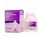Cuve Adultos Supositorios De Glicerina 12 Unidades