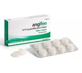 Angifen 8,75 Mg 16 Pastillas Para Chupar Sabor Menta