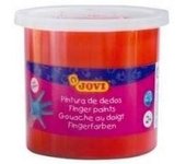 Jovi pintura dedos estuche 5 botes de 125ml bermellón
