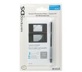 Hori Officially Licensed DSi Protective Filter & Stylus Pen Fit - Black (Nintendo DSi) [Importación inglesa]
