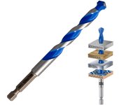 WOLFPACK LINEA PROFESIONAL Broca Universal Hexagonal Ø 12,0 mm. (Blister 1 Pieza) Broca Azulejos, Cerámica, Mármol, Hormigón, Metal, Madera, Plástico