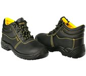 WOLFPACK LINEA PROFESIONAL - Botas Seguridad S3 Piel Negra Nº 48 Vestuario Laboral,calzado Seguridad, Botas Trabajo. (Par)