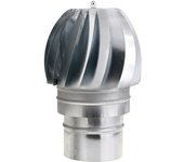 WOLFPACK LINEA PROFESIONAL Wolfpack Sombrero Extractor Galvanizado para Estufa, Chimenea, Extracción de Humos, Para tubo Ø 120 mm.