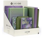 Carchivo expositor sobremesa surtido capsule verde/malva 2023
