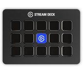 Elgato Stream Deck MK.2 - Controlador de estudio, 15 teclas macro, activa acciones en apps y software como OBS, Twitch, YouTube y otros, funciona en Mac y PC, Color Negro