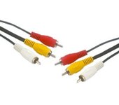 Cable RCA 3 Machos A 3 RCA Machos 5m