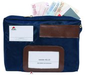 Alba Pocais - sobre Reutilizable de Nailon Impermeable (27 x 4 x 18,5 cm), Color Azul