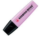 STABILO - Lote de 10 resaltadores BOSS Original Pastel Punta Biselada 2-5 mm, color lila pastel