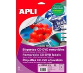 Apli Paper 10600 Etiquetas CD Removibles 25H.
