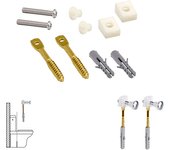 Kit Sanitario Fijación Wc Horizontal 5x70 mm. (2 Piezas)