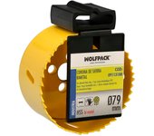 Corona sierra bimetal ø 79 mm. templado termico, base reforzada. corona madera, broca agujeros madera, acero, hierro, plasticos