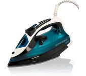 Plancha de vapor profesional 2.400 watt. vapor constante y golpe de vapor, suela ceramica, vapor vertical, sistema antical,