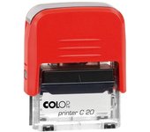Colop sello printer c20 formula " conforme " almohadilla e/20 14x38mm rojo