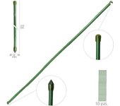 Tutor Varilla Bambú Plastificado Ø 16-18 Mm. X 210 Cm. (Paquete 10 Unidades)