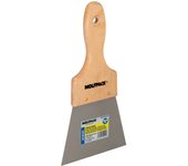 Espatula techos mango madera hoja acero 90 x 120 mm. espatula yeso, espatula pintor, espatula masillas, espatula pladur, etc.