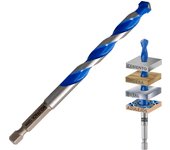 WOLFPACK LINEA PROFESIONAL Broca Universal Hexagonal Ø 10,0 mm. (Blister 1 Pieza) Broca Azulejos, Cerámica, Mármol, Hormigón, Metal, Madera, Plástico