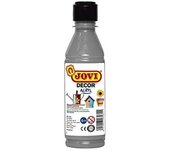 Jovi- Acrylfarbe PINTURA ACRILICA, Color plata, talla única (68037)