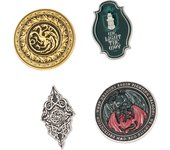Set Pins Juego de Tronos La Casa del Dragon - 4 Figuras Juego de Tronos, broches: La Casa del Dragon | Juego de Tronos regalos, Juego de Tronos Merchandising Oficial