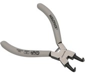 WOLFPACK LINEA PROFESIONAL Alicates Arandelas Interiores Curvo 125 mm. Acero Din 5254. Anillos De Presion, Anillos De Retención, Arandelas Circlips