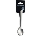 Arcos Serie Toscana - Juego de Cucharas para Café (6 cucharas) - Monoblock de una pieza en Acero Inoxidable 18/10 y 140 mm - Color Plata