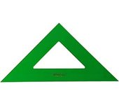 Faber-Castell 566 - Escuadra de 12 cm, color verde