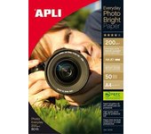 Papel Fotográfico Brillante Apli Inkjet A4 100 Hojas