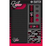 Indeca PW020 funda para consola portátil Nintendo Negro, Rojo