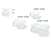 Prosper Plast ncc24 - Caja de Herramientas (60 x 40 x 26,5 cm, 12 Unidades)