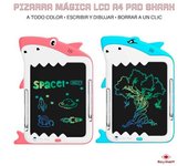 Roymart pizarra mágica lcd a4 shark 2 colores