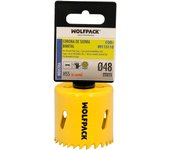 Corona sierra bimetal ø 48 mm. templado termico, base reforzada. corona madera, broca agujeros madera, acero, hierro, plasticos
