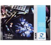 Van Gogh GRT9417002 Cojín de papel de acuarela negra, tamaño A4