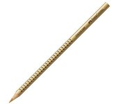 Faber-Castell - Juego de 6 lápices color colour grip Mina 3 mm dorado