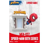 Beast Kingdom Figura Mini Egg Attack Marvel Spider Man Serie 60 Aniversario - Figura Marvel - Figura Spider Man - Colección Marvel, Licencia Oficial
