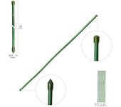 Tutor Varilla Bambú Plastificado Ø 8-10 Mm. X 60 Cm. (Paquete 10 Unidades)