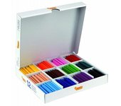 Jovi - JUMBO EASY GRIP Caja económica 300 ceras triangulares, colores surtidos, super resistentes, no manchan (979)