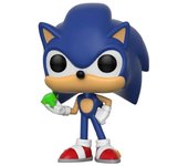 Funko Pop! Games Sonic The Hedgehog Sonic With Emerald - Figura de Vinilo Coleccionable - Idea de Regalo- Mercancia Oficial - Juguetes para Niños y Adultos - Video Games Fans