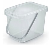 Organizador modular Systema Q Collect Keden, almacenamiento de herramientas y accesorios, apilable, tapa transparente, compartimentos móviles, color transparente